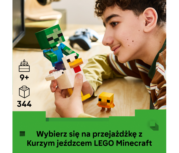 LEGO MINECRAFT 21582 Kurzy jeździec - 1547391 - zdjęcie 5